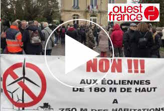 Ouest-France, le 09 décembre 2023: manifestation à Fontenay le Marmion