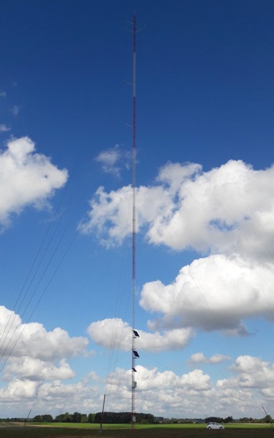 Un mat de mesure éolien