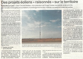 Projet éolien éolien raisonné